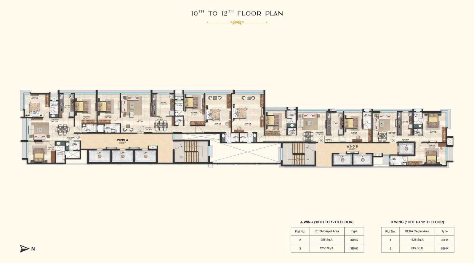 Ajmera-Shringaar-10th-&-12th-Floor-Plan