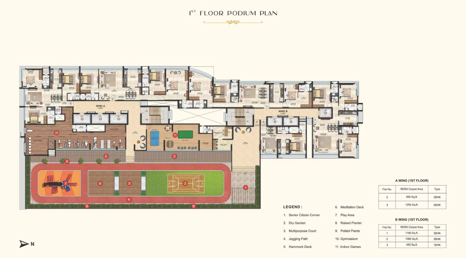 Ajmera-Shringaar-1st-Floor-Plan