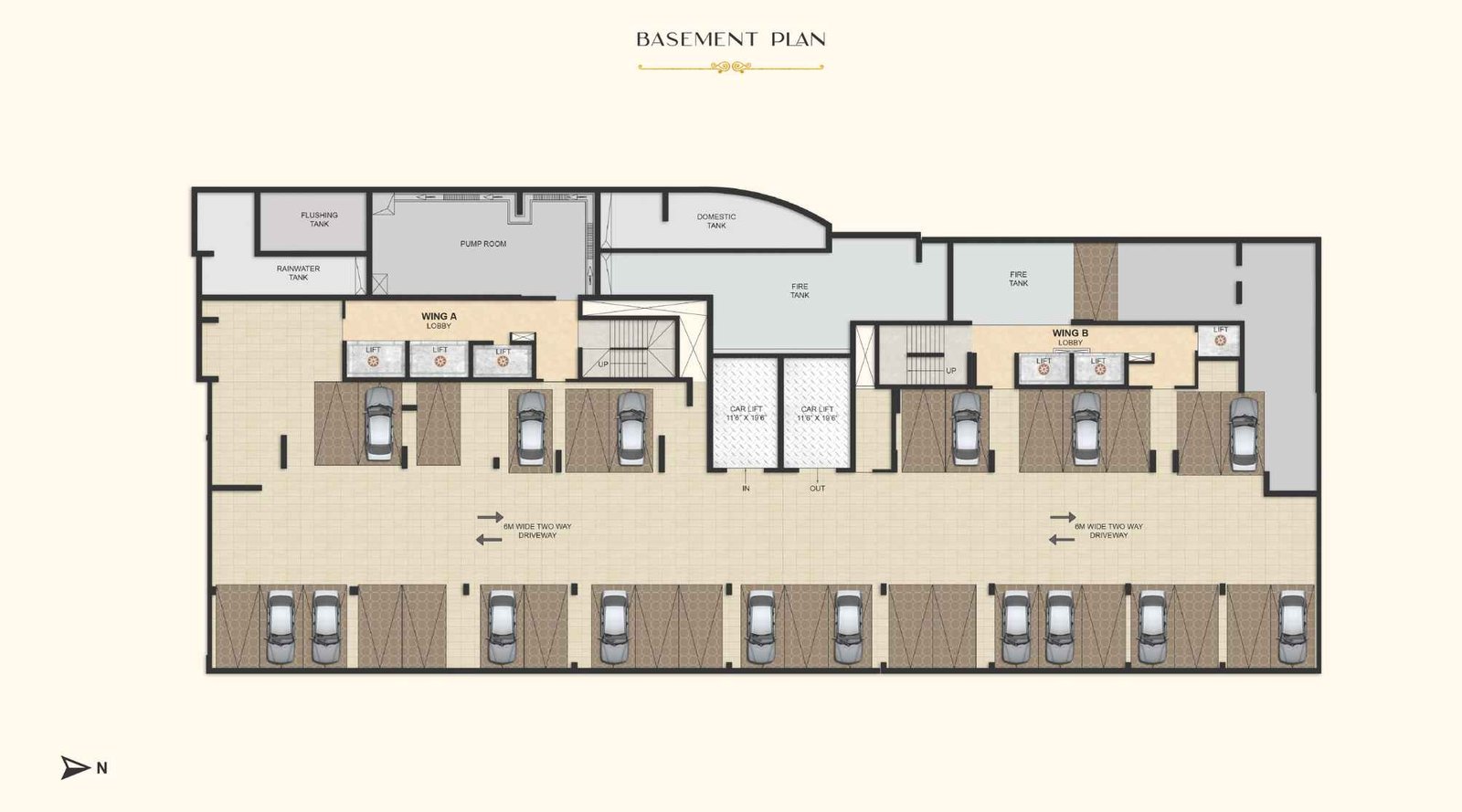 Ajmera-Shringaar-Basement-Plan