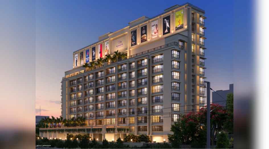 Ajmera-Shringaar-Elevation-Night-View